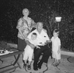 Agosto 2000. Al compleanno di Francesco e Gabriele.