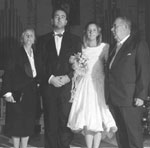 21 ottobre 1989. Alla cerimonia delle nozze del figlio.